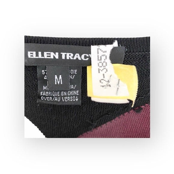 Y2K Vibes: Ellen Tracy ❁ Sequin Trim Silk Knit Print Cardigan Sweater ❁ Medium - Picture 7 of 16